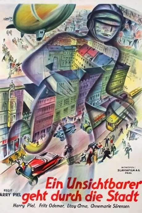 An Invisible Man Goes Through the City